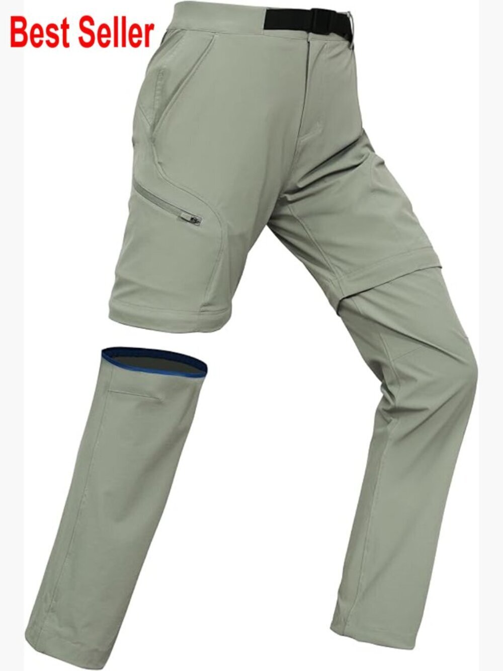 Convertible Hiking Pants Quick Dry Stretch Zip-Off Cargo Outdoor